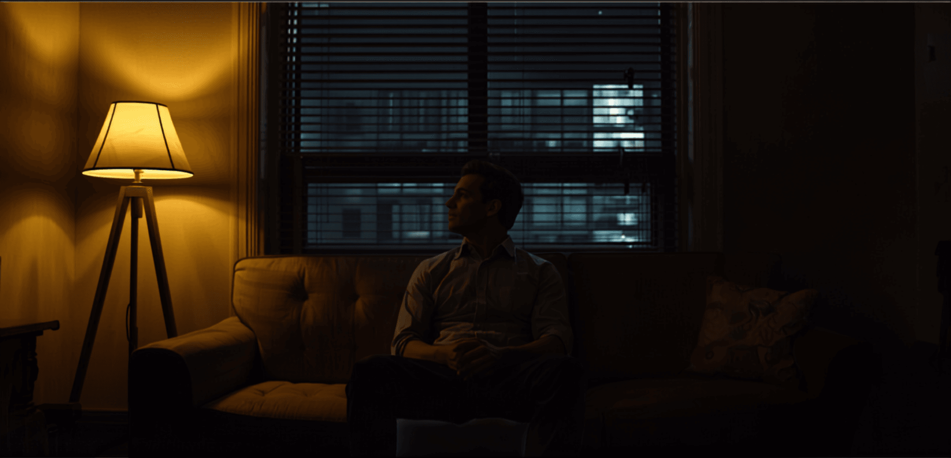Tuesday. Empty apartment. Nobody going out.